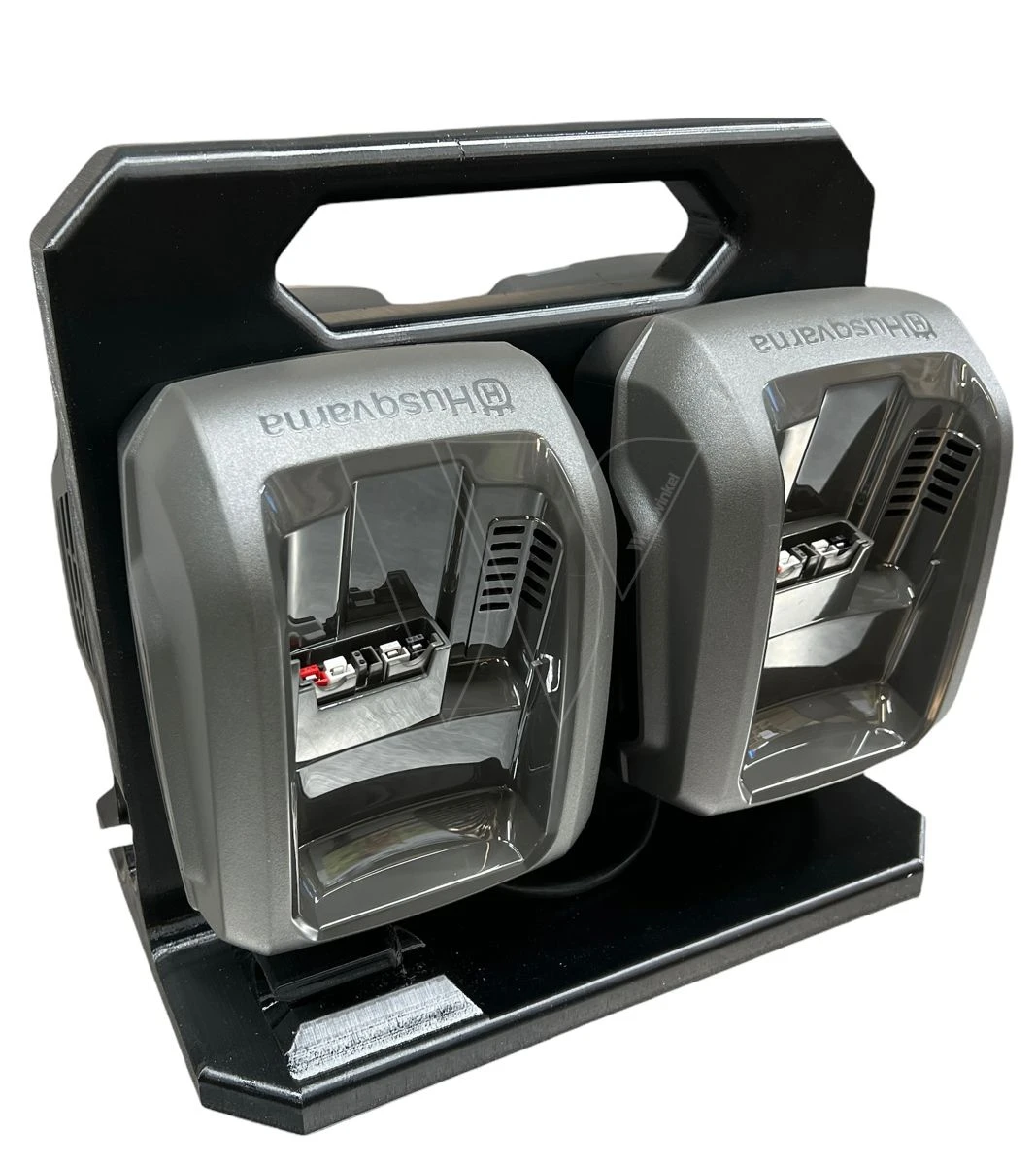 Houder Voor 4x Husqvarna Qc250 Laders 4 Houder Voor 4x Husqvarna Qc250 Laders - Afbeelding 2