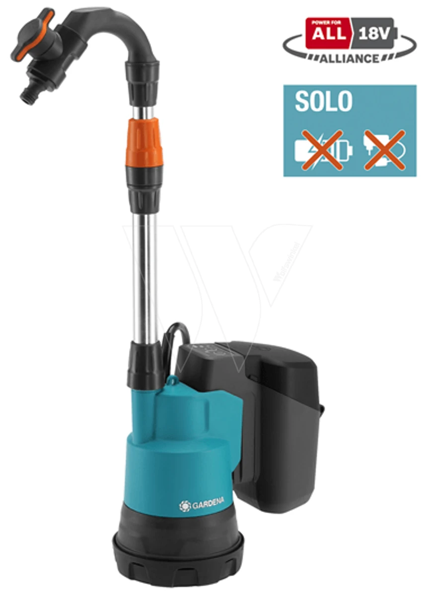 Gardena Accu Regentonpomp 2000/2 P4a Sol 3 Gardena Accu Regentonpomp 2000/2 P4a Sol