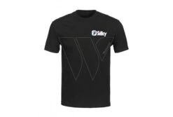 Silky Logo T-shirt Zwart Heren - S
